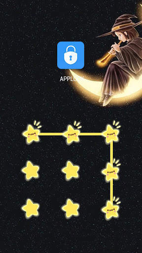 AppLock Theme Moon Girl скриншот 1