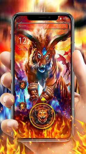 Legend Fire Tiger Theme screenshot 1