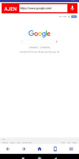 Ajen Browser screenshot 1