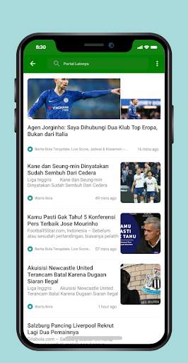 Berita Bola - Info Sepak Bola Terkini screenshot 8
