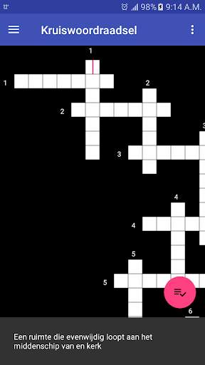 Kruiswoordraadsel screenshot 3