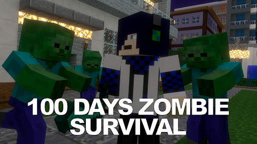 100 Days Zombie Survival MCPE screenshot 3