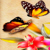 Cute Butterflies LWP icon
