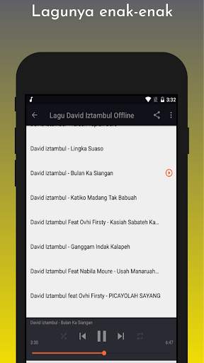 Lagu David Iztambul Offline screenshot 5