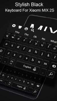 Stylish Black Keyboard For Xiaomi MIX 2S screenshot 2