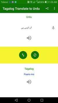 Tagalog Translate to Urdu screenshot 2
