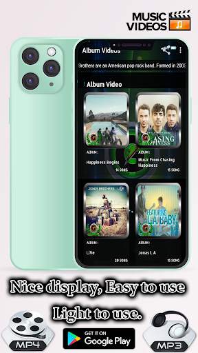 JONAS BROTHERS - Offline MP3 & Video Album screenshot 6
