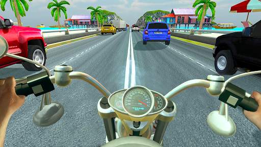 Crazy Impossible motorbike sky game 3D screenshot 1