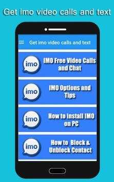 Get imo video calls and text screenshot 2