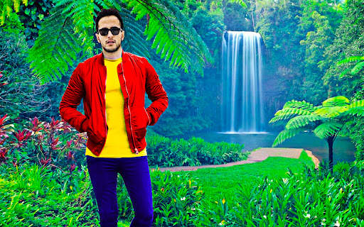 Waterfall photo editor frames 3 تصوير الشاشة