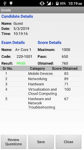 A  Core 1 Exam Simulator screenshot 7