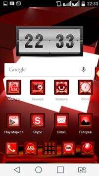 Next Launcher 3D Red Box Theme screenshot 3