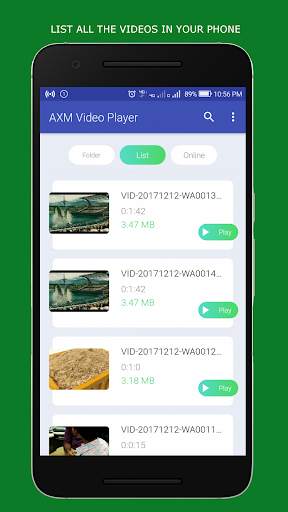 AXM Video Player screenshot 1