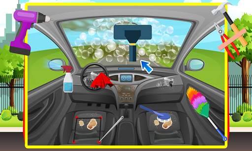 Police Car repair and wash screenshot 4