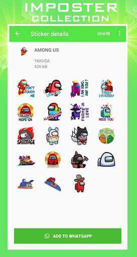 Imposter  Sticker For WhatsApp screenshot 5