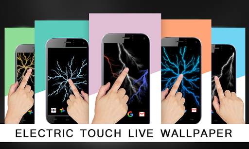 Electric touch wallpaper screenshot 1