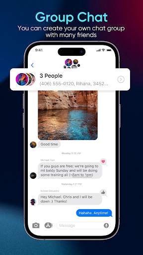 AI Messages OS16 - Messenger 5 تصوير الشاشة
