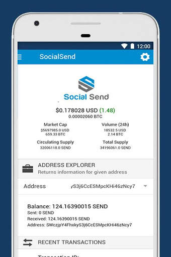 SENDMoby - SocialSend (SEND) Explorer for Mobile screenshot 4