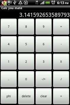 Calc You Mate screenshot 1