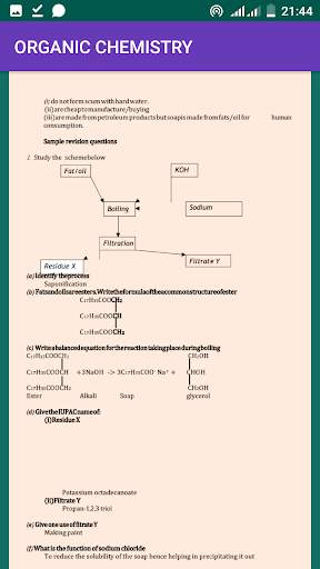 Organic Chemistry Notes  Revisions and Answers screenshot 5