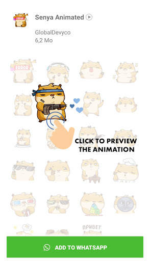 Funny animated stickers for WhatsApp 2021 screenshot 2