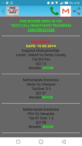 FREE 20+ ODDS DAILY screenshot 1