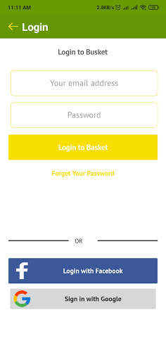 The Basket - Grocery Shopping Mobile App screenshot 8