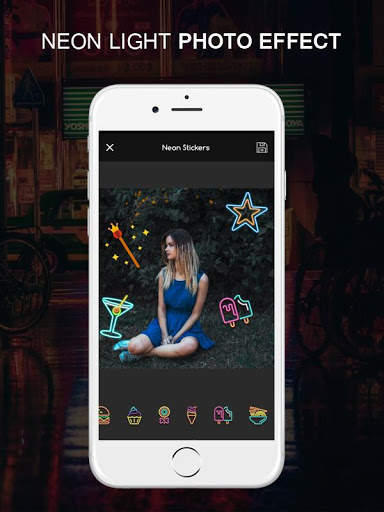 Neon Light Photo Effect 2 تصوير الشاشة
