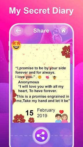 Secret diary with lock-Password,fingerprint 4 تصوير الشاشة