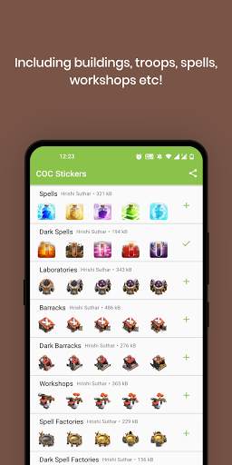 COC Stickers screenshot 3
