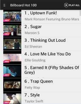 Music Chart Player-Billboard screenshot 2