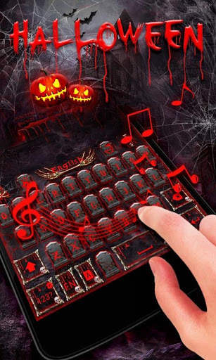 Halloween Keyboard Theme Emoji 3 تصوير الشاشة