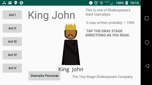 King John by William Shakespeare screenshot 4