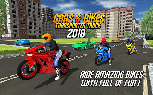 Cargo Airplane: Car Transporter Truck Driving Game screenshot 24