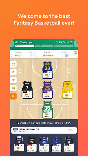 Dunkest - NBA Fantasy screenshot 1