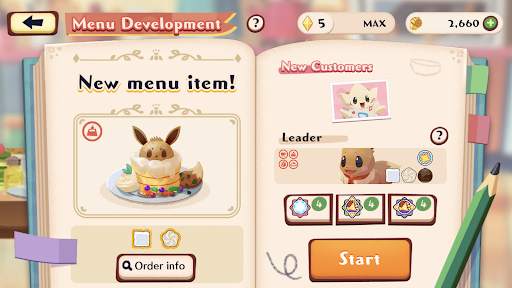 Pokémon Café ReMix 5 تصوير الشاشة