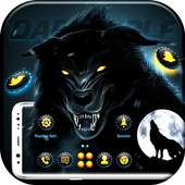 Dark Wolf Launcher Theme 1.0.1