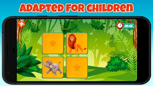 Animals memory game for kids. Matching game. screenshot 7