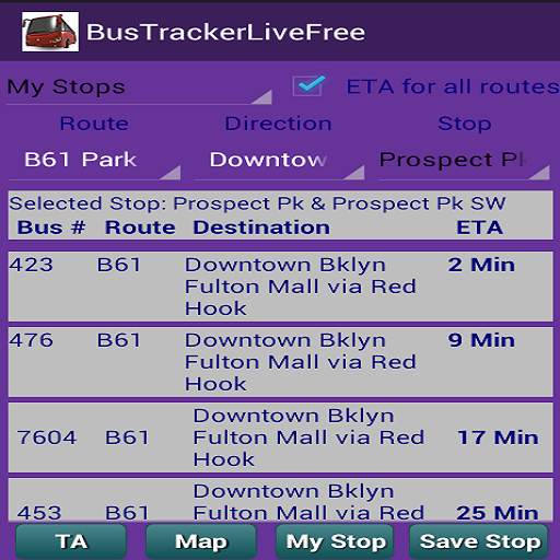 Bus Tracker Live Free 2.0