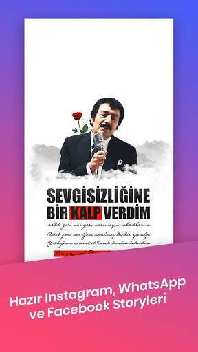 Story Sözleri (İnstagram - WhatsApp) & Wallpaper screenshot 1
