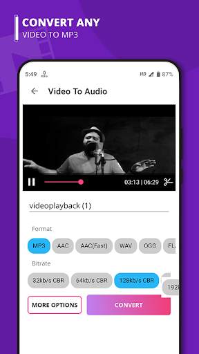 Video to Mp3 Converter screenshot 1
