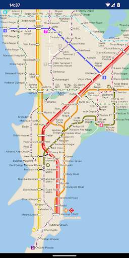 Mumbai Metro Map (Offline) screenshot 2