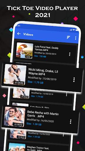 Tic Tak Video Player - HD Video Status 2020 screenshot 1