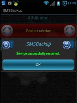 SMS Backup Lite screenshot 8