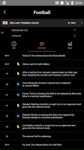 LiveFootball - LiveScore TV screenshot 4