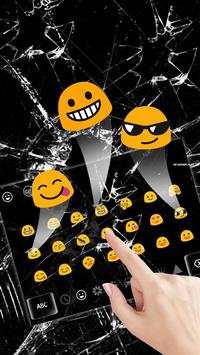 Broken 3D Glass Keyboard Theme screenshot 3