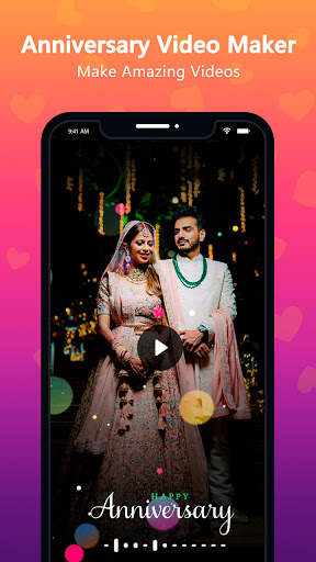 Wedding Video Maker - Anniversary Video Maker screenshot 1