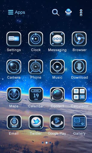 (FREE)Galaxy GO Launcher Theme screenshot 5