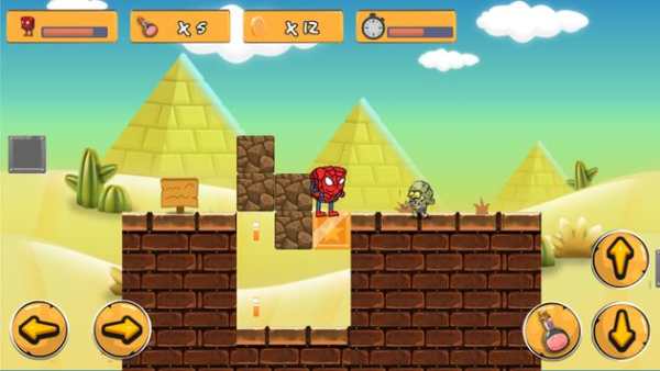 Spider : Sponge Man vs Zombie screenshot 3