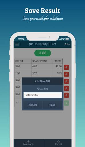University CGPA Calculator screenshot 5